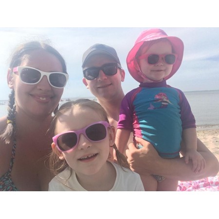 Roshambo  Brite Baby chrom - okulary przeciwsłoneczne z polaryzacją 0+